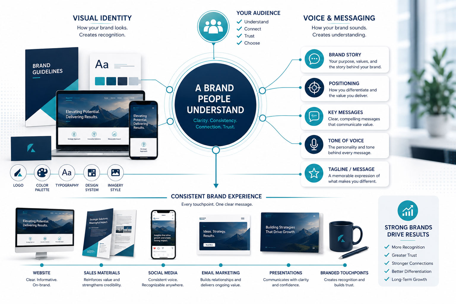 From Visual Identity to Voice: Building a Brand People Understand